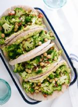 Lemony Broccoli, Chickpea & Avocado Pita Sandwiches {Cookie and Kate}